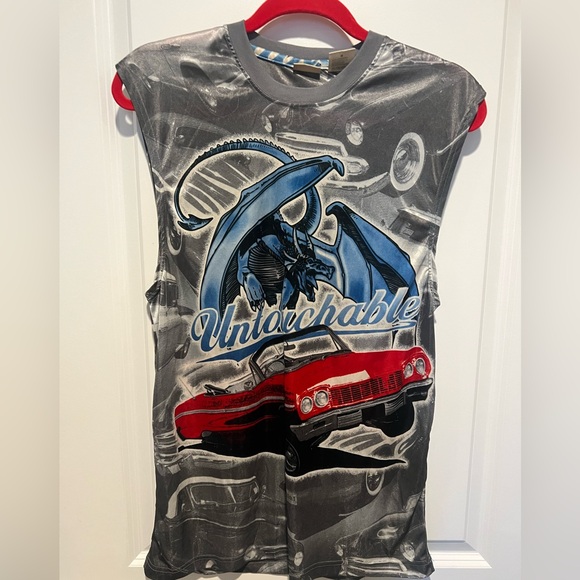 Untouchable Chevy Low Rider Tank Top Mens Medium 
No Boundaries Polyester - Picture 1 of 5